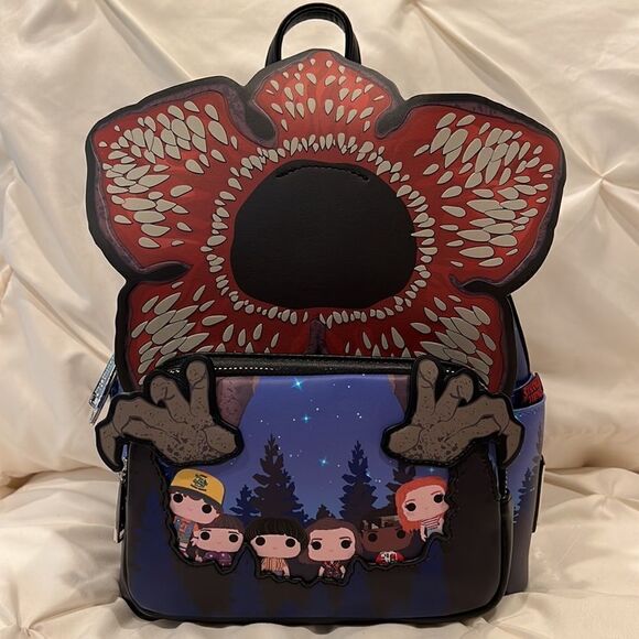 Loungefly LE SC X Funko POP Stranger Things Demogorgon Mini Backpack & Pop!!🔥 - Picture 3 of 17